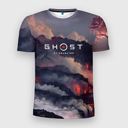 Мужская спорт-футболка Ghost of Tsushima