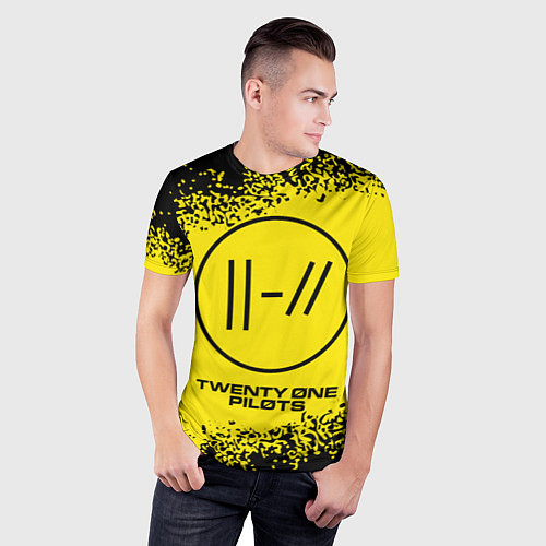 Мужская спорт-футболка TWENTY ONE PILOTS 21 PILOTS / 3D-принт – фото 3
