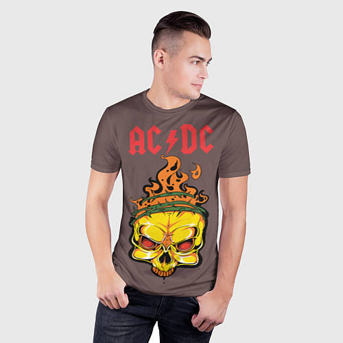 Мужская спорт-футболка ACDC / 3D-принт – фото 3