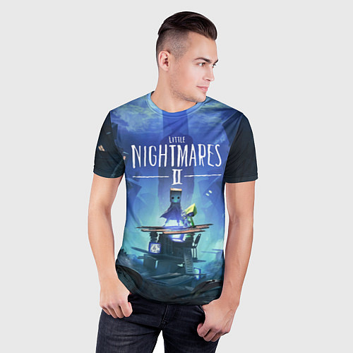 Мужская спорт-футболка Little Nightmares 2 / 3D-принт – фото 3