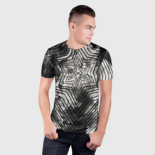Мужская спорт-футболка BMTH OBEY / 3D-принт – фото 3
