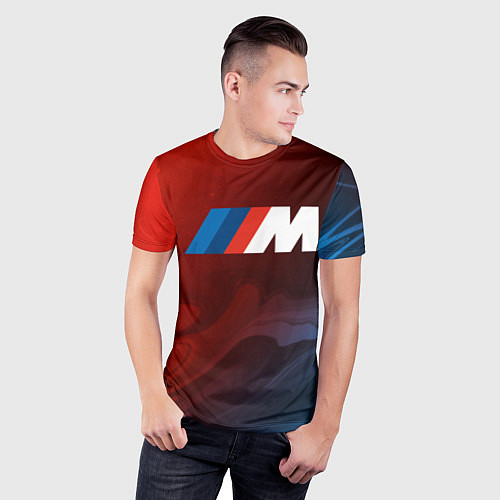 Мужская спорт-футболка BMW БМВ / 3D-принт – фото 3