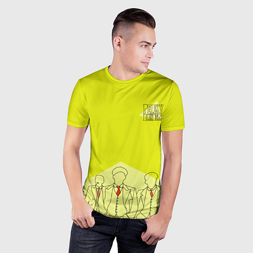 Мужская спорт-футболка Острые козырьки / 3D-принт – фото 3