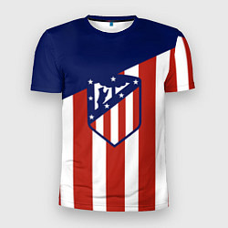 Футболка спортивная мужская Atletico Madrid, цвет: 3D-принт