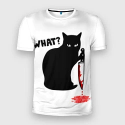 Мужская спорт-футболка What Cat
