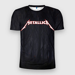 Футболка спортивная мужская Metallica, цвет: 3D-принт