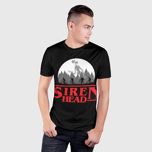 Мужская спорт-футболка Siren Head / 3D-принт – фото 3