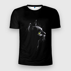 Футболка спортивная мужская Кошка, цвет: 3D-принт