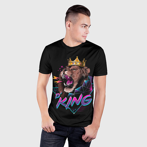 Мужская спорт-футболка Lion king / 3D-принт – фото 3