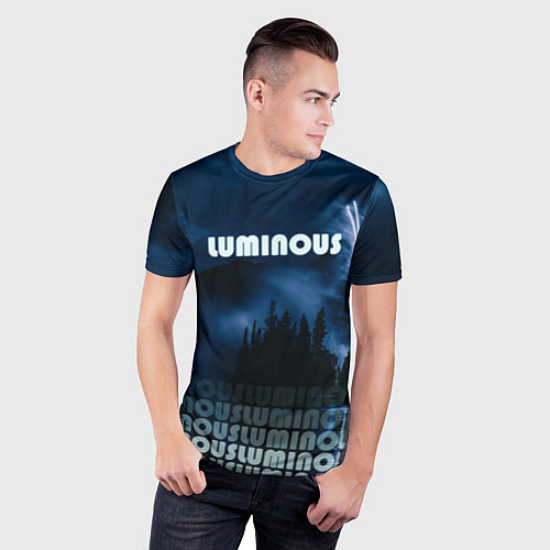 Мужская спорт-футболка LUMINOUS / 3D-принт – фото 3