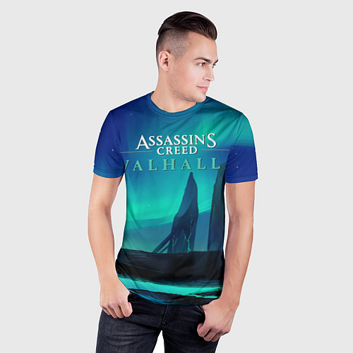 Мужская спорт-футболка ASSASSINS CREED VALHALLA / 3D-принт – фото 3