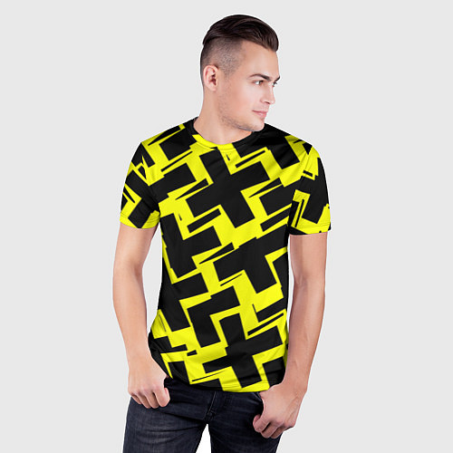 Мужская спорт-футболка Background / 3D-принт – фото 3