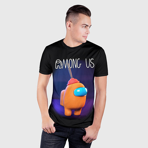 Мужская спорт-футболка AMONG US / 3D-принт – фото 3