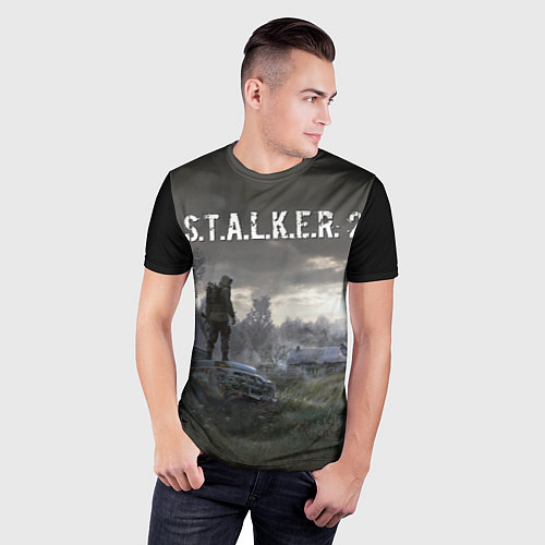 Мужская спорт-футболка STALKER 2 / 3D-принт – фото 3