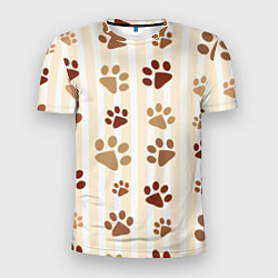 Футболка спортивная мужская Лапки, цвет: 3D-принт