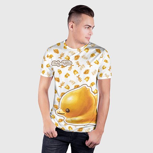Мужская спорт-футболка Baby Niffler Sticker / 3D-принт – фото 3