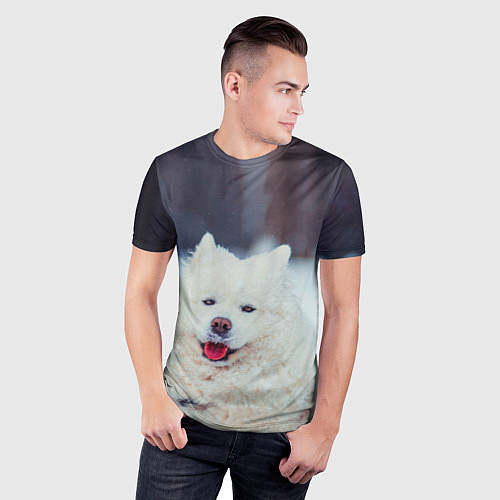 Мужская спорт-футболка САМОЕД / 3D-принт – фото 3