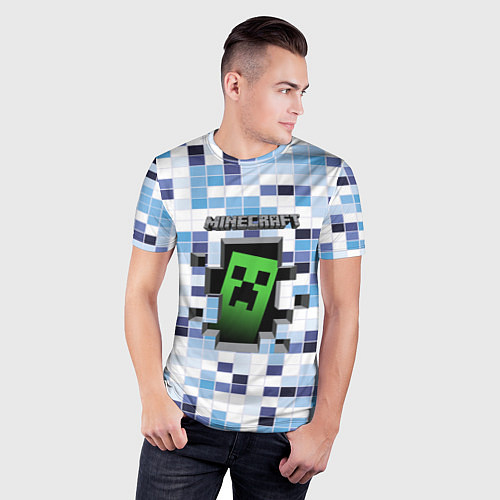 Мужская спорт-футболка Minecraft S / 3D-принт – фото 3
