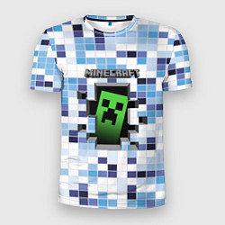 Футболка спортивная мужская Minecraft S, цвет: 3D-принт