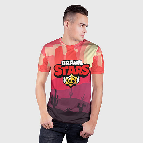Мужская спорт-футболка BRAWL STARS / 3D-принт – фото 3
