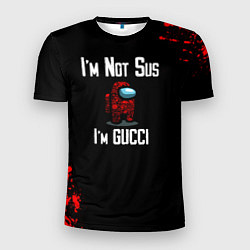 Футболка спортивная мужская Among Us Gucci, цвет: 3D-принт