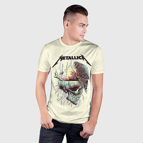 Мужская спорт-футболка Metallica / 3D-принт – фото 3