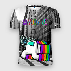 Мужская спорт-футболка Among Us по улицам Нью-Йорка