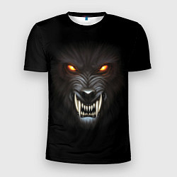 Мужская спорт-футболка Злой Волк
