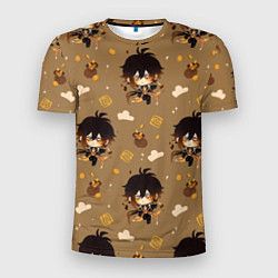 Футболка спортивная мужская Чиби Чжун Ли, цвет: 3D-принт