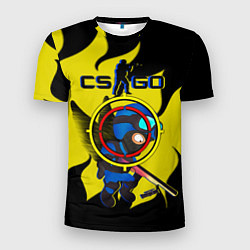 Футболка спортивная мужская CS GO GRAFFITI, цвет: 3D-принт