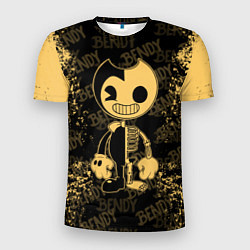 Футболка спортивная мужская Bendy And The Ink Machine краска, цвет: 3D-принт