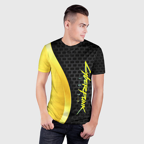 Мужская спорт-футболка Cyberpunk 2077 Exclusive S / 3D-принт – фото 3