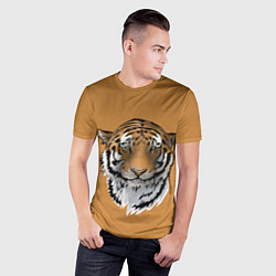 Футболка спортивная мужская Тигр, цвет: 3D-принт — фото 2