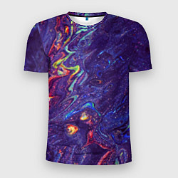 Футболка спортивная мужская Абстракция цвета, цвет: 3D-принт