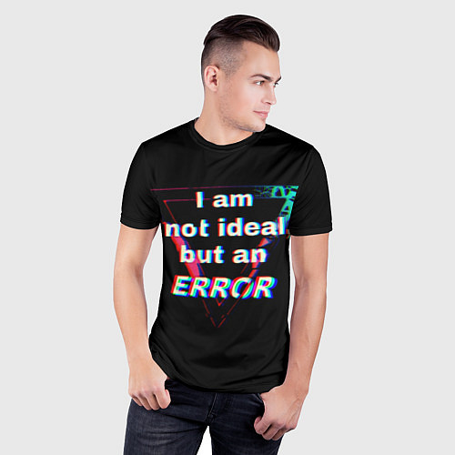 Мужская спорт-футболка Error / 3D-принт – фото 3