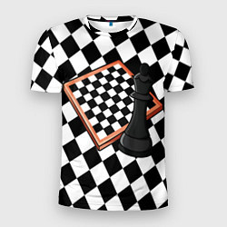 Мужская спорт-футболка Шахматы