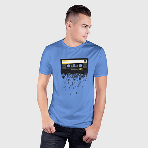 Мужская спорт-футболка Касета из 0 и 1 / 3D-принт – фото 3