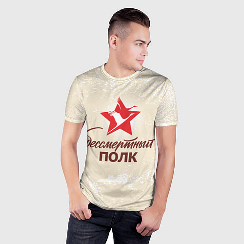 Мужская спорт-футболка Бессмертный полк / 3D-принт – фото 3
