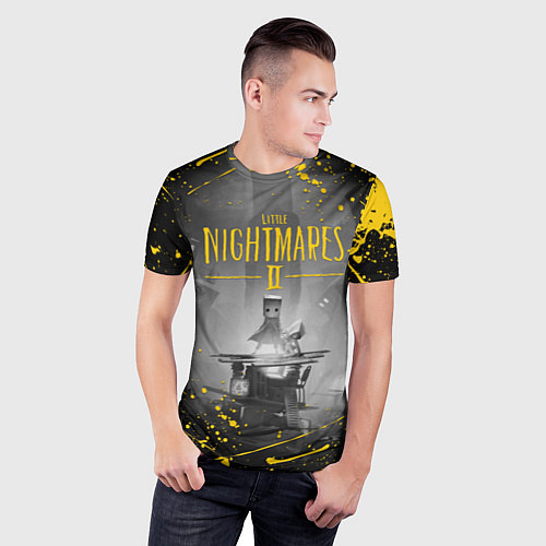 Мужская спорт-футболка LITTLE NIGHTMARES 2 / 3D-принт – фото 3