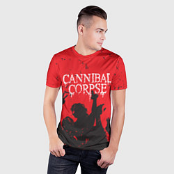 Футболка спортивная мужская Cannibal Corpse Труп Каннибала Z, цвет: 3D-принт — фото 2