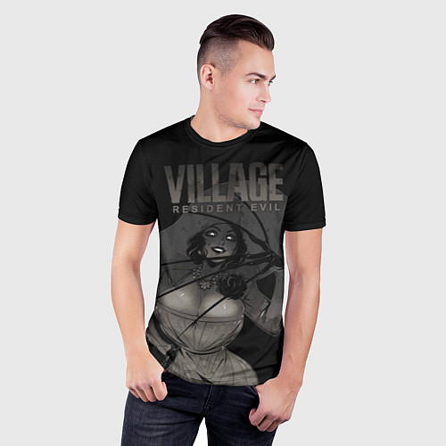 Мужская спорт-футболка VILLAGE resident evil / 3D-принт – фото 3