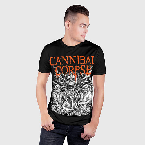 Мужская спорт-футболка Cannibal Corpse / 3D-принт – фото 3