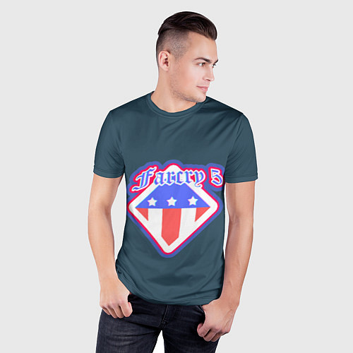 Мужская спорт-футболка Far Cry 5 Logo / 3D-принт – фото 3