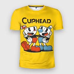 Футболка спортивная мужская CUPHEAD, цвет: 3D-принт