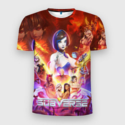 Футболка спортивная мужская Subverse, цвет: 3D-принт