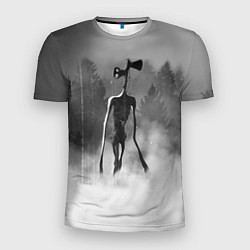 Футболка спортивная мужская Сиреноголовый в Лесу, цвет: 3D-принт