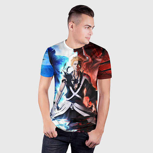 Мужская спорт-футболка Bleach Ichigo Kurosaki / 3D-принт – фото 3