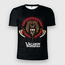 Футболка спортивная мужская Valheim Viking Bear, цвет: 3D-принт