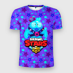 Футболка спортивная мужская Brawl Stars Blue, цвет: 3D-принт