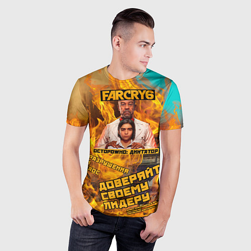 Мужская спорт-футболка Far Cry 6 / 3D-принт – фото 3